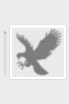 Kissen Stormclaw - Adler: Strickschrift als grobe Vorschau, gestrickt von unten nach oben