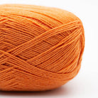 Kremke Edelweiss Classic 4fach 100g non-superwash, Farbe 408 Warmes Orange: 75 % Wolle, 25 % Polyester