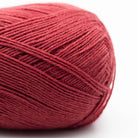 Kremke Edelweiss Classic 4fach 100g non-superwash, Farbe 410 Burgunder Rot: 75 % Wolle, 25 % Polyester