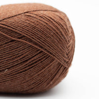 Kremke Edelweiss Classic 4fach 100g non-superwash, Farbe 412 Kupfer: 75 % Wolle, 25 % Polyester