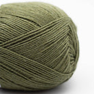 Kremke Edelweiss Classic 4fach 100g non-superwash, Farbe 415 Wiesengrün: 75 % Wolle, 25 % Polyester