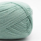 Kremke Edelweiss Classic 4fach 100g non-superwash, Farbe 416 Mint Grün: 75 % Wolle, 25 % Polyester