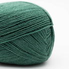 Kremke Edelweiss Classic 4fach 100g non-superwash, Farbe 417 Warmes Grün: 75 % Wolle, 25 % Polyester