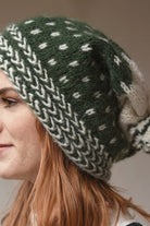 Mütze und Tasche Linnea, Detail Mütze mit Vikkel Braid