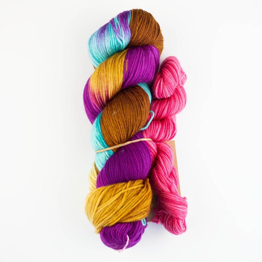 Manos del Uruguay Alegria Superpool Kit, Farbe ap7357 Circus: 75 % Schurwolle, 25 % Polyamid