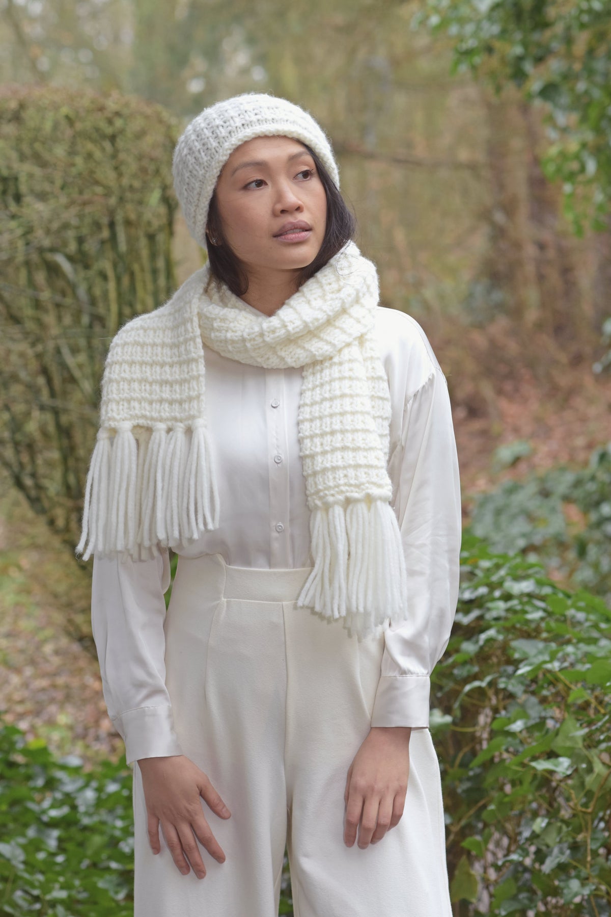 Mützen Set Eliza, Strickmodell in einer weiteren Ansicht