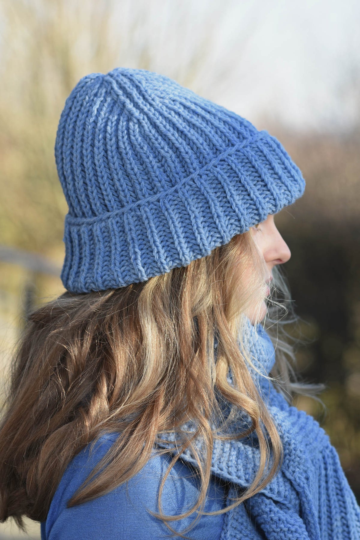 Mützen Set Jenna, Strickmodell in einer weiteren Ansicht