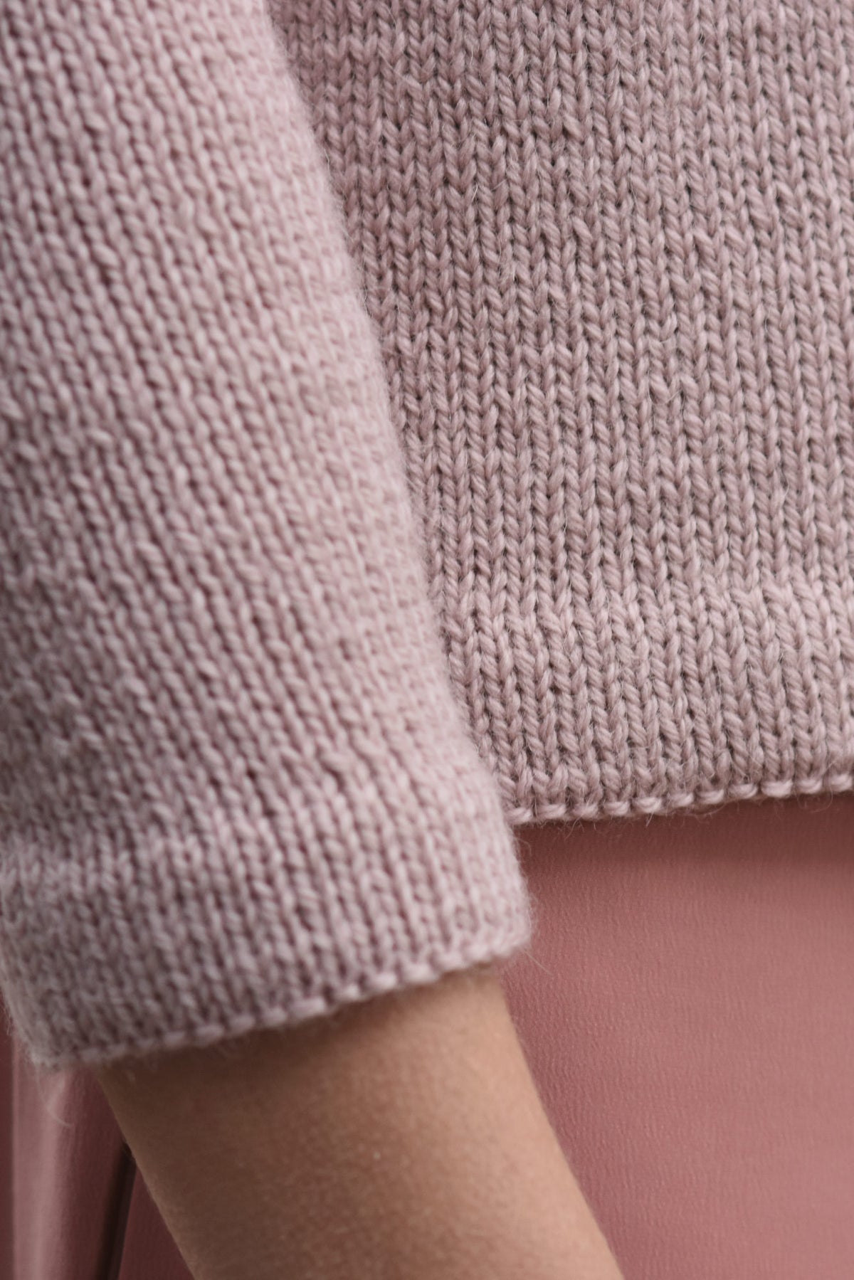 Pullover Charlize, Detail des Strickmusters