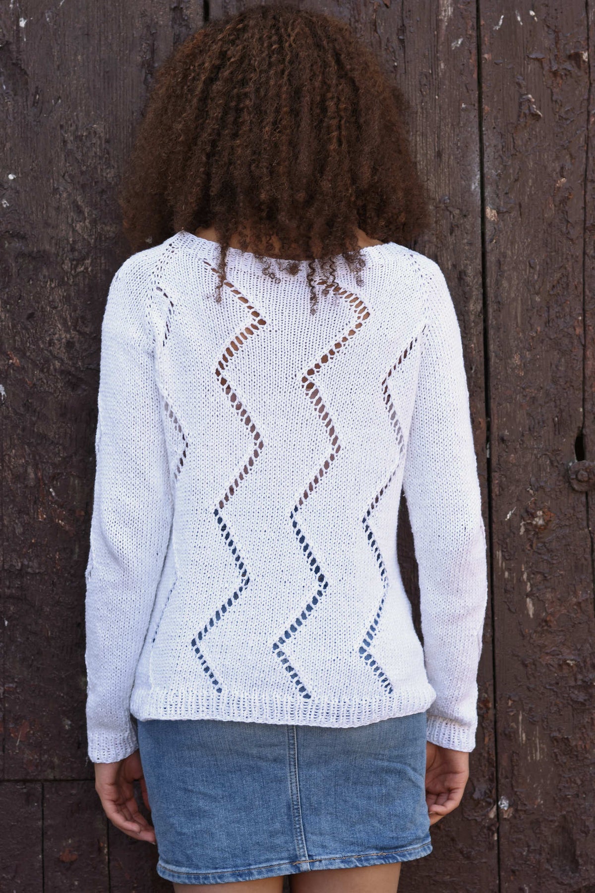 Pullover Kassandra, Strickmodell in einer weiteren Ansicht