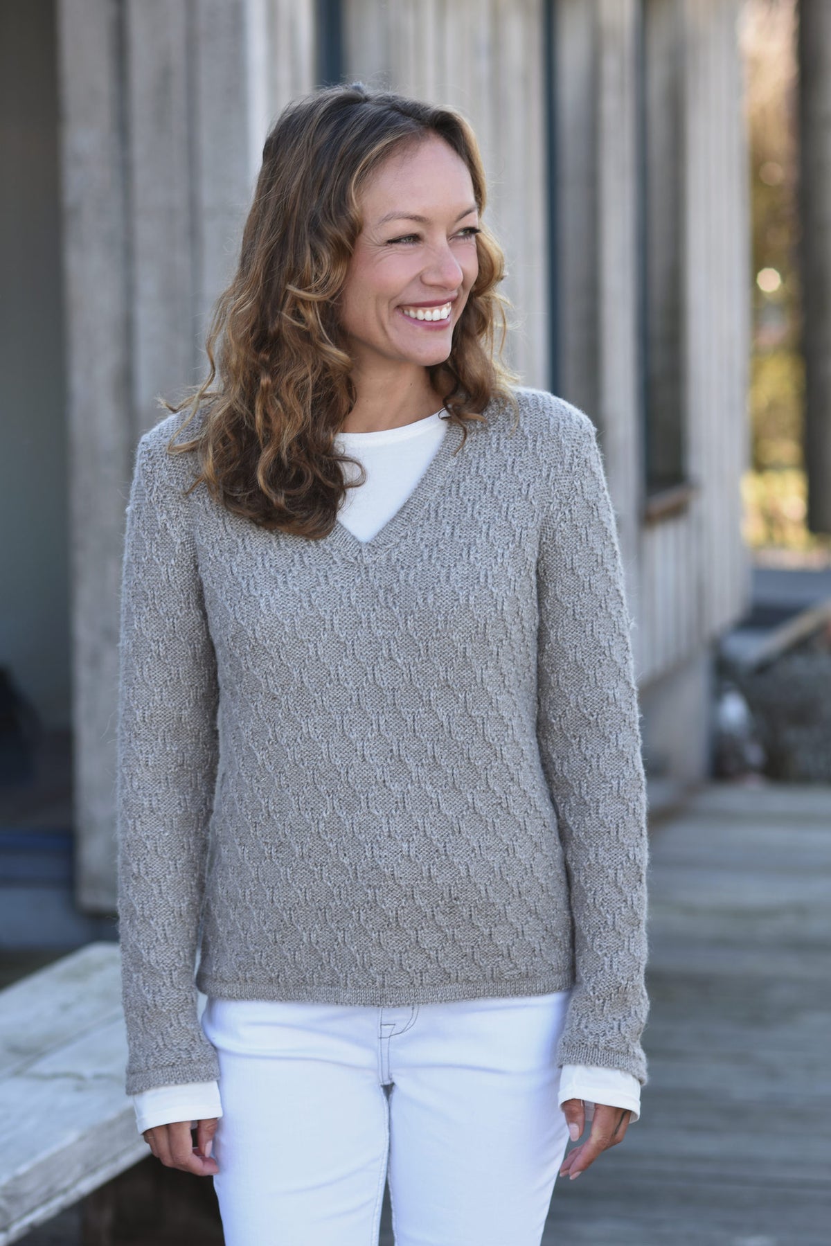 Pullover Lovise, Strickmodell in einer weiteren Ansicht