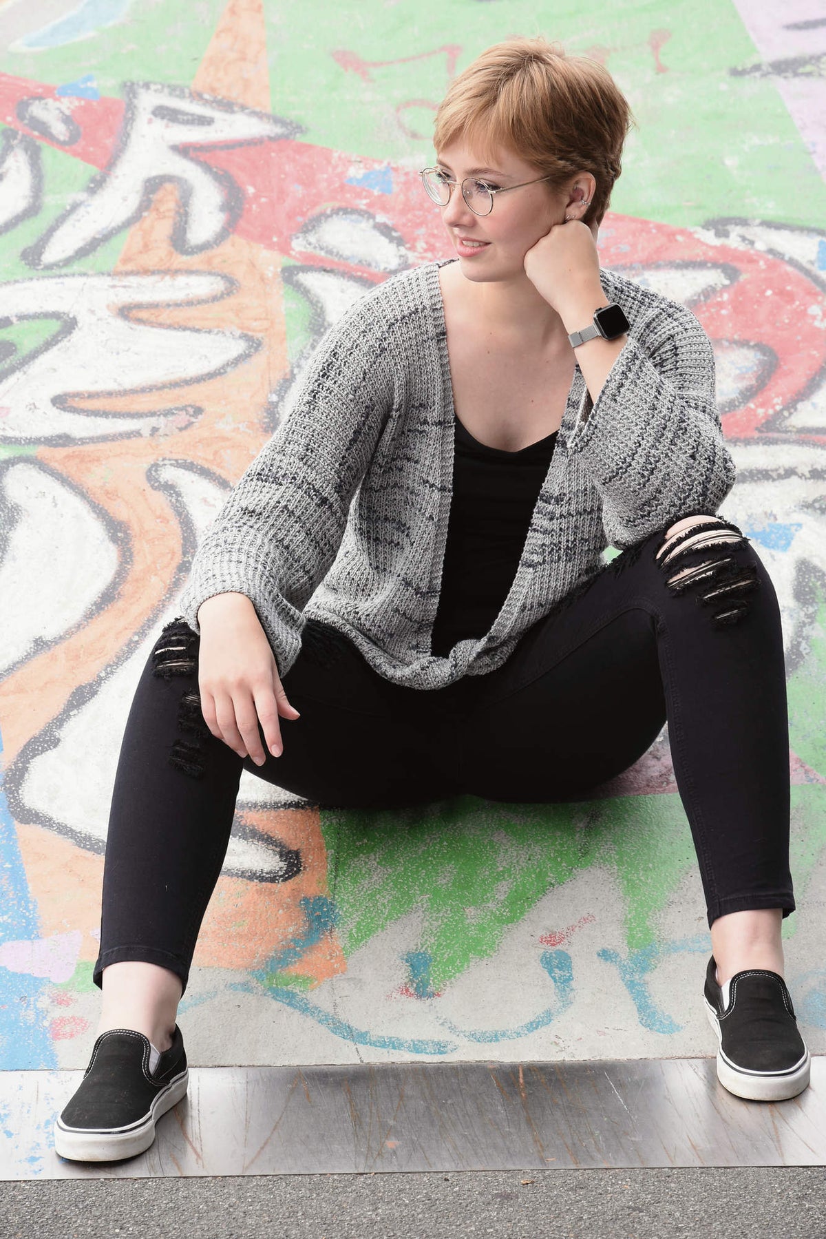 Pullover Millicent, Strickmodell in einer weiteren Ansicht