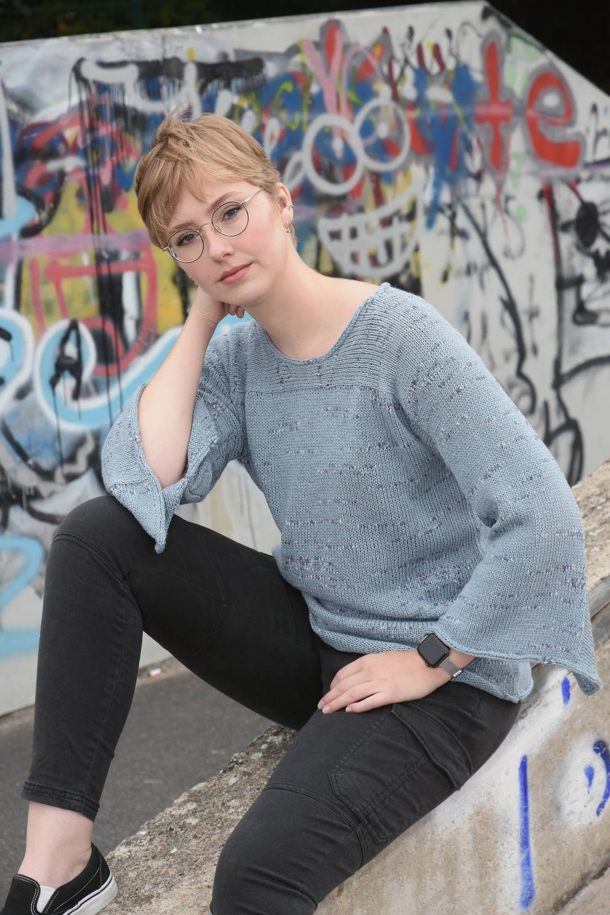 Pullover Miriel, Strickmodell in einer weiteren Ansicht