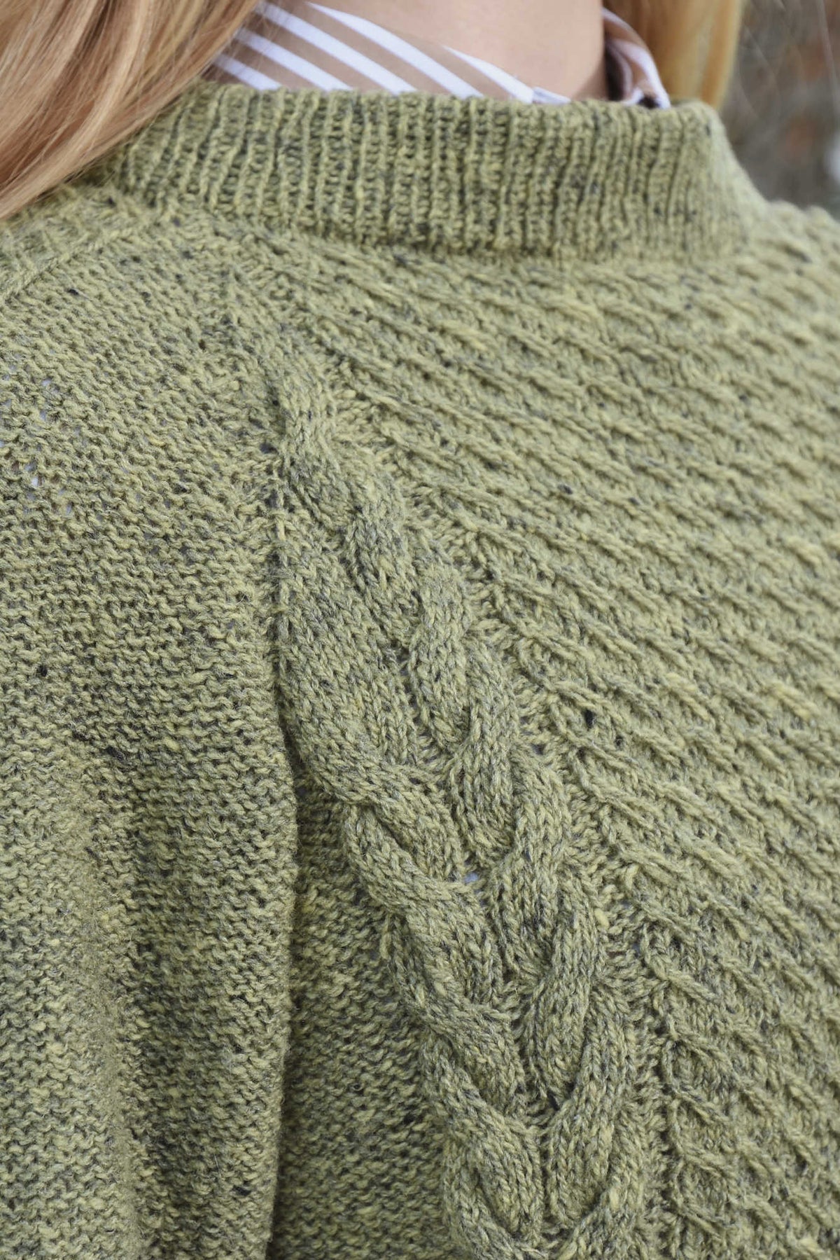 Pullover Selma Raglan, Detail