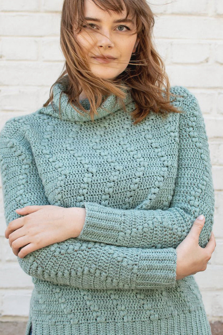 Pullover Seashells, Häkelmodell in einer weiteren Ansicht