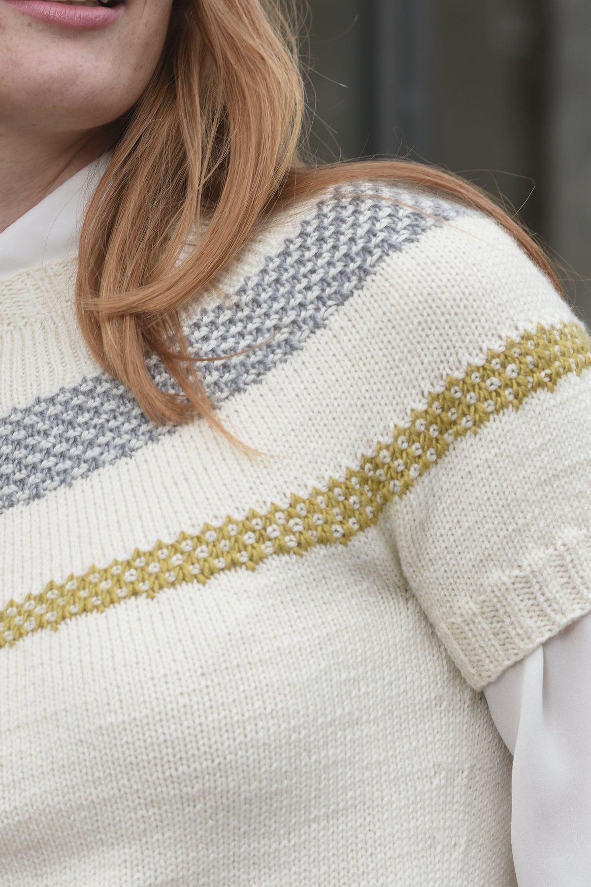 Pullover Silver, Detail