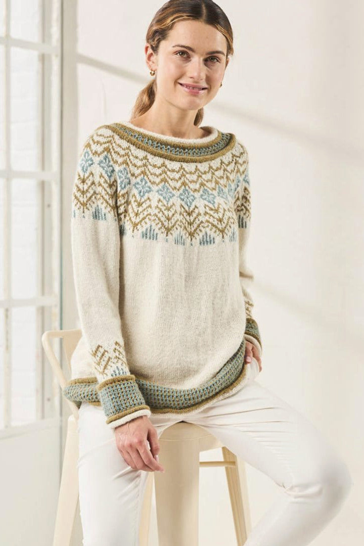 Pullover Solveig, Strickmodell in einer weiteren Ansicht