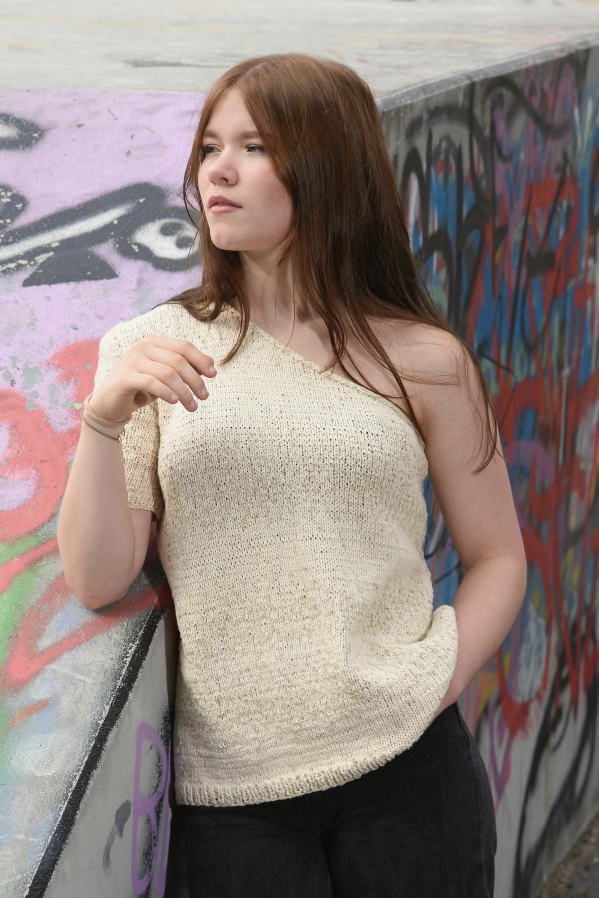 Pullover Tanith, Strickmodell in einer weiteren Ansicht