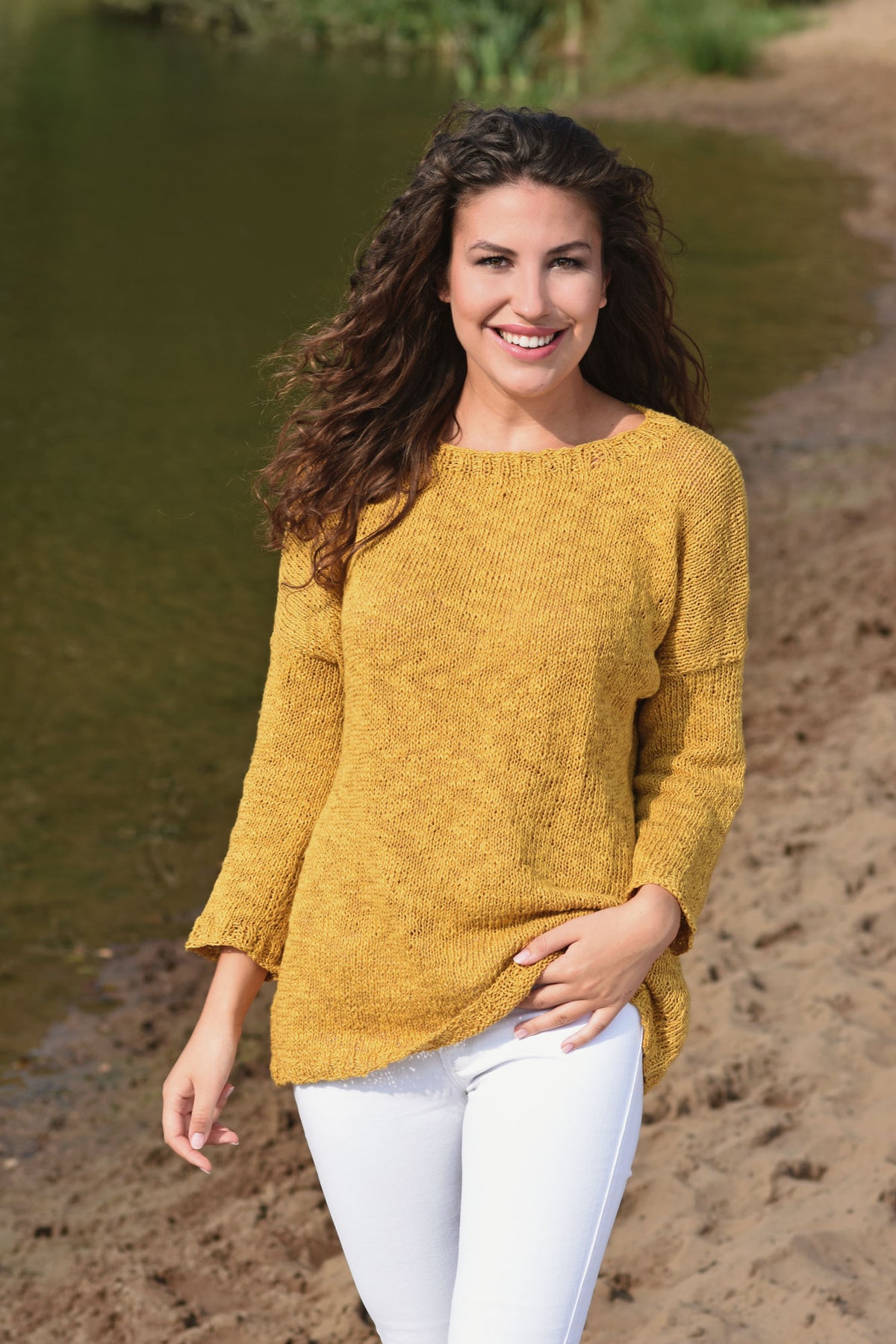 Pullover Thekla, Strickmodell in einer weiteren Ansicht