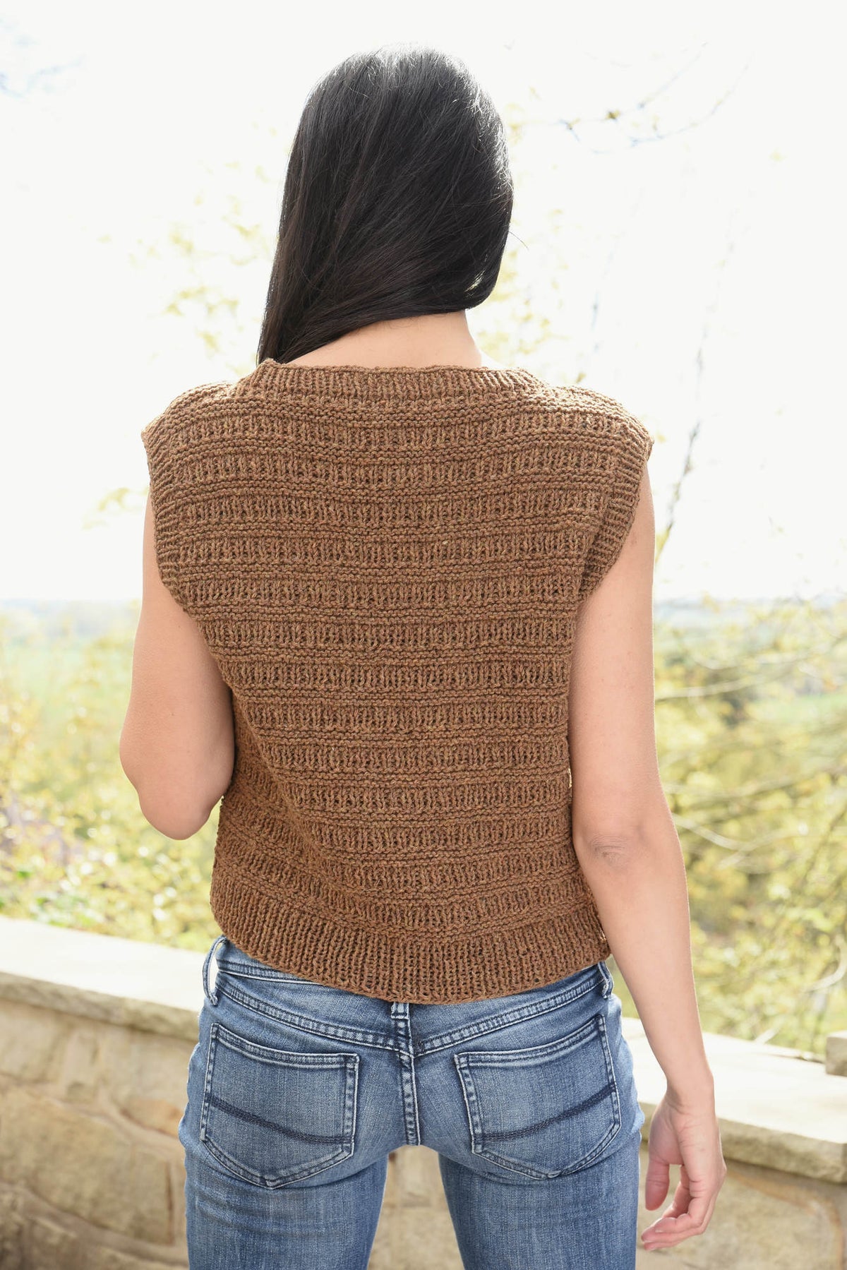 Pullunder London, Strickmodell in einer weiteren Ansicht