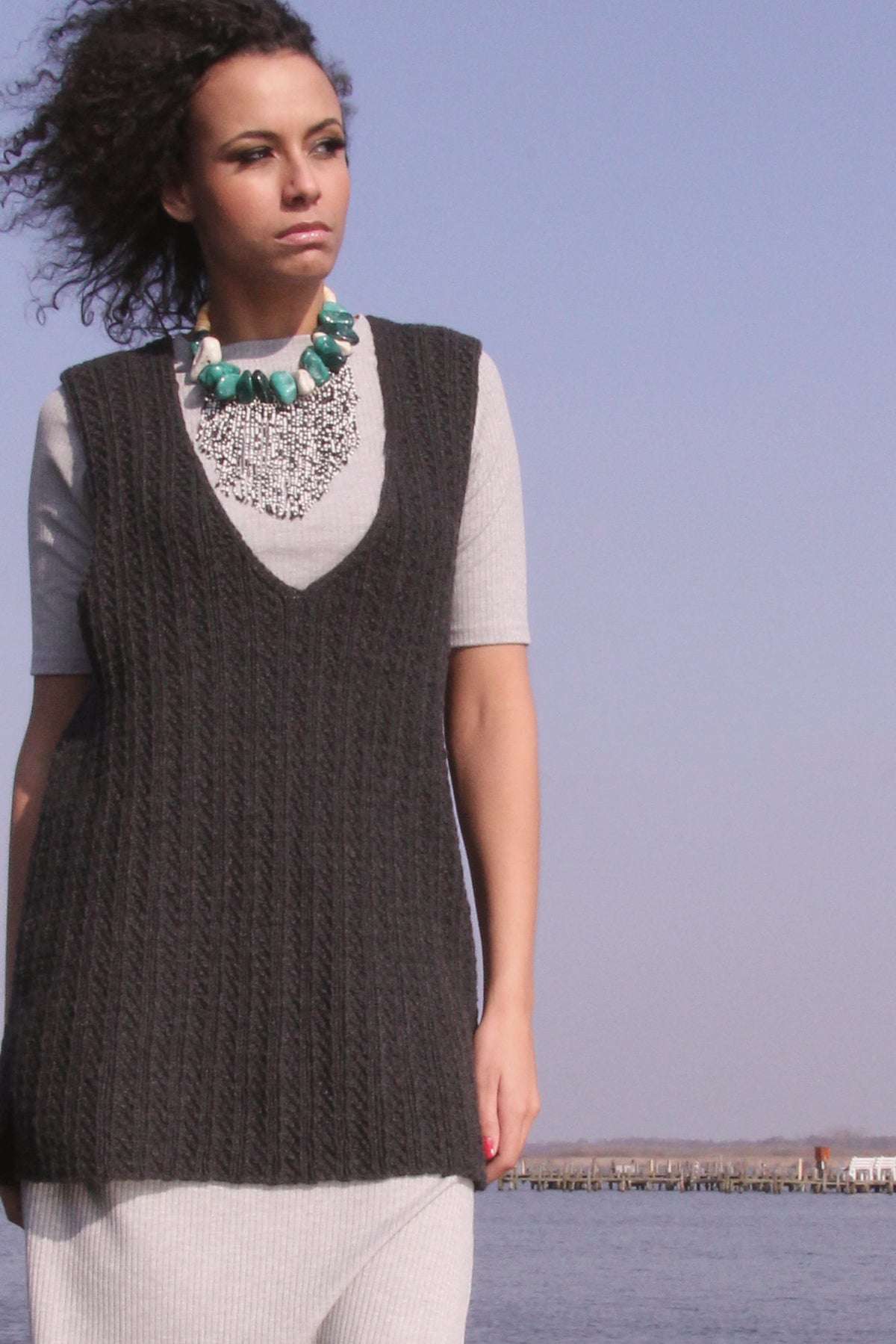 Pullunder Nidalee, Strickmodell in einer weiteren Ansicht 2