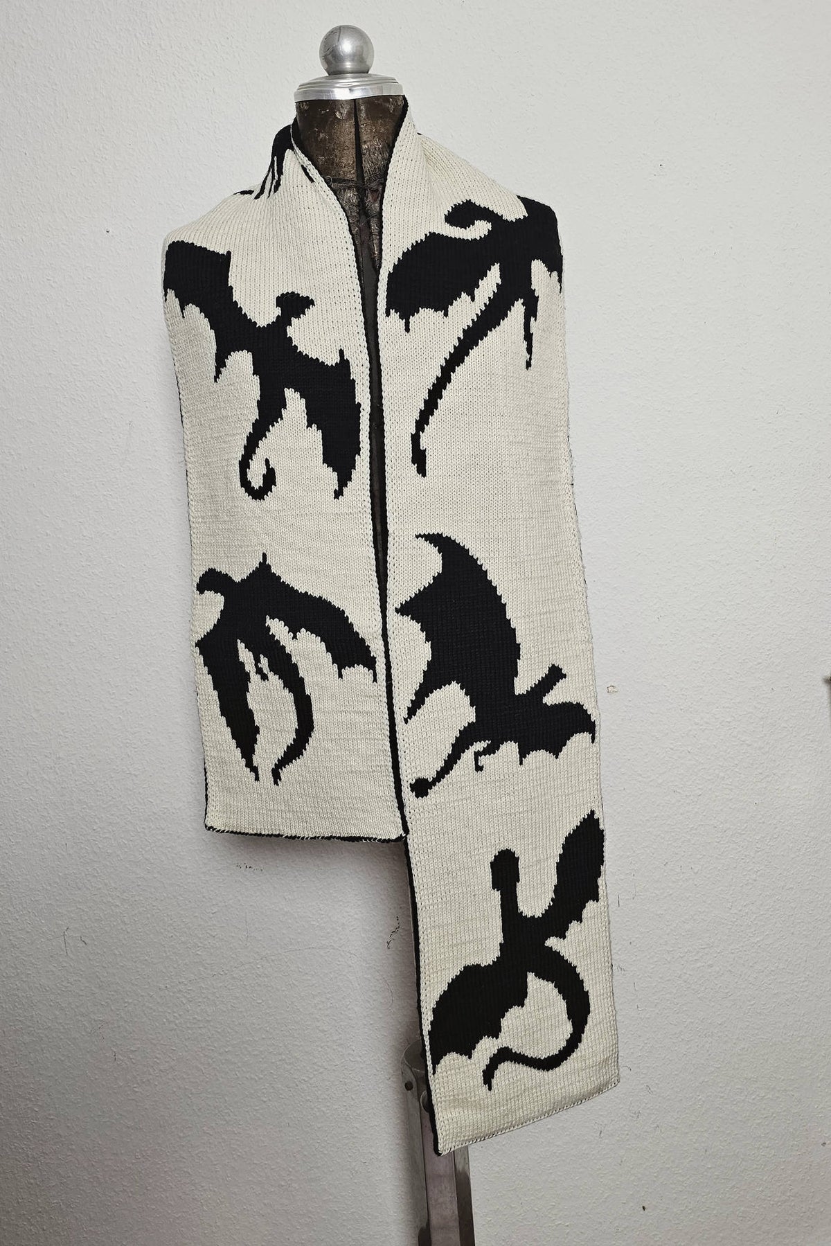 Schal Hunted, Strickmodell in einer weiteren Ansicht
