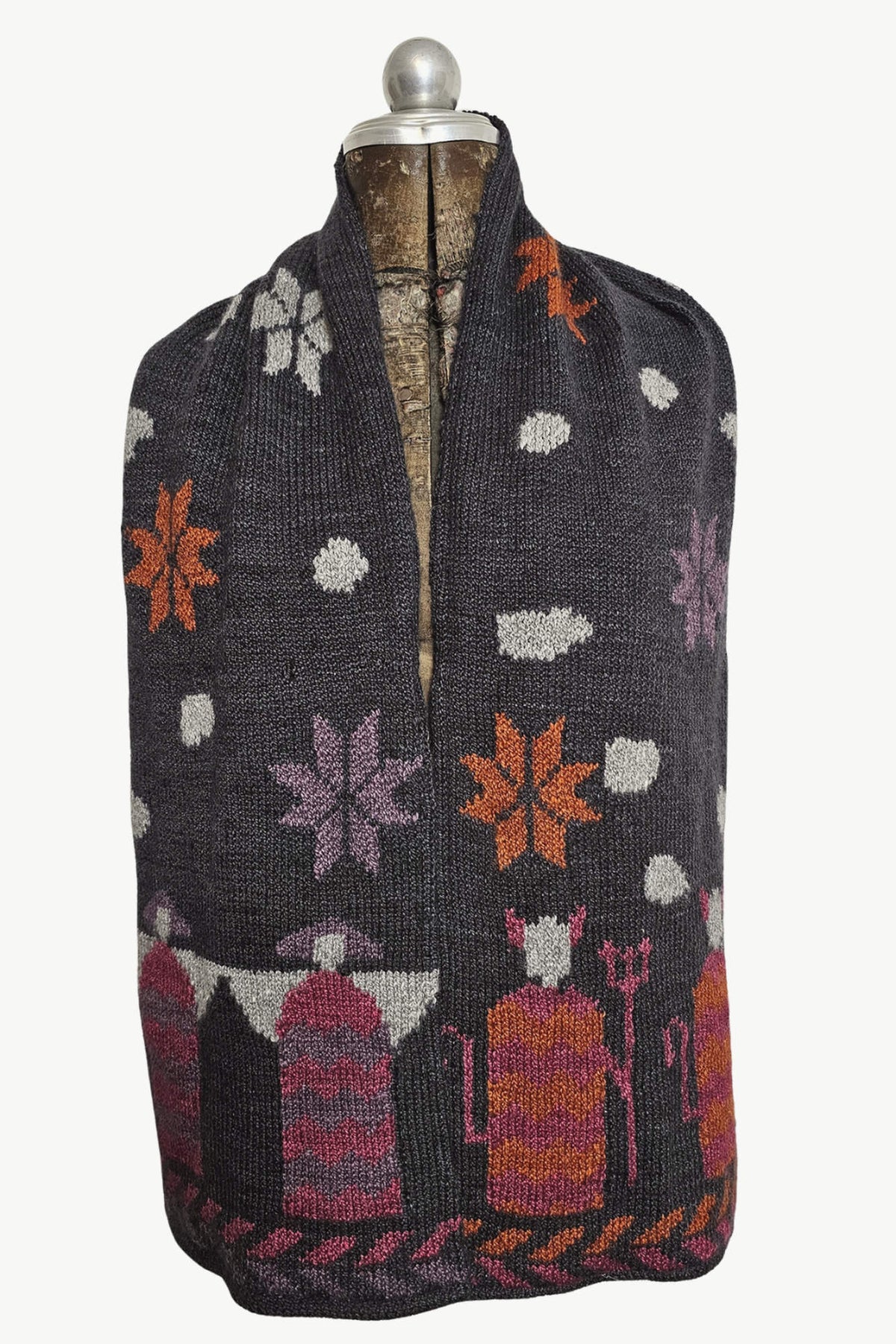 Schal Isobel, Strickmodell in einer weiteren Ansicht