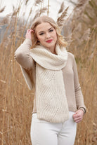 Schal Jule, Strickmodell in einer weiteren Ansicht