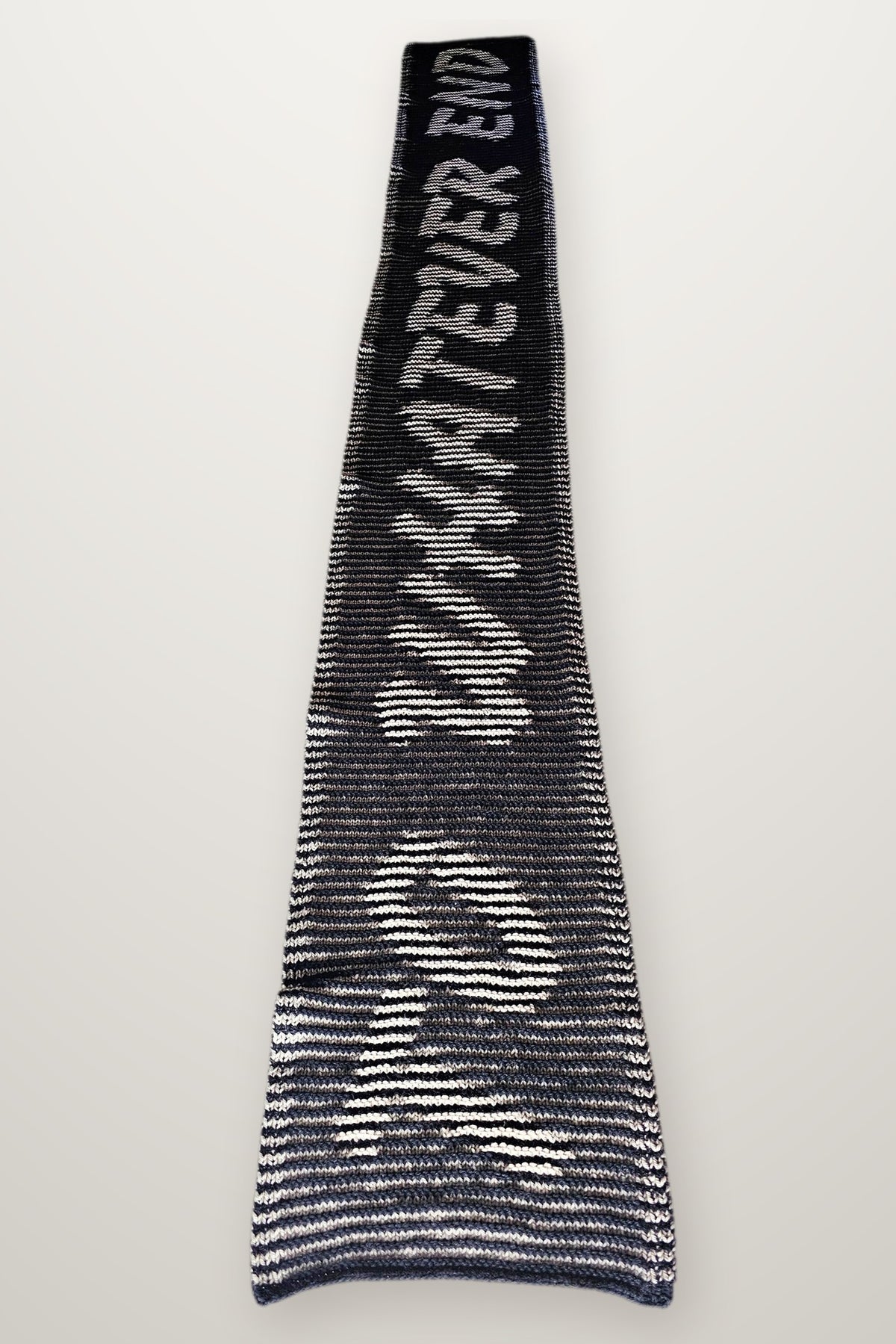 Schal To Whatever End - Schriftzug, Strickmodell in einer weiteren Ansicht