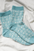 Socken Flockentanz, Strickmodell in einer weiteren Ansicht