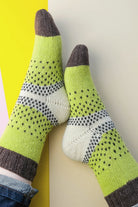 Socken Fruity Kiwi, Strickmodell in einer weiteren Ansicht