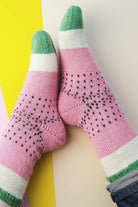 Socken Fruity Wassermelone, Strickmodell in einer weiteren Ansicht