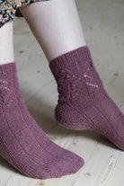 Socken Marsden Moor, Strickmodell in einer weiteren Ansicht