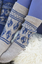 Socken Ranveig, Strickmodell in einer weiteren Ansicht