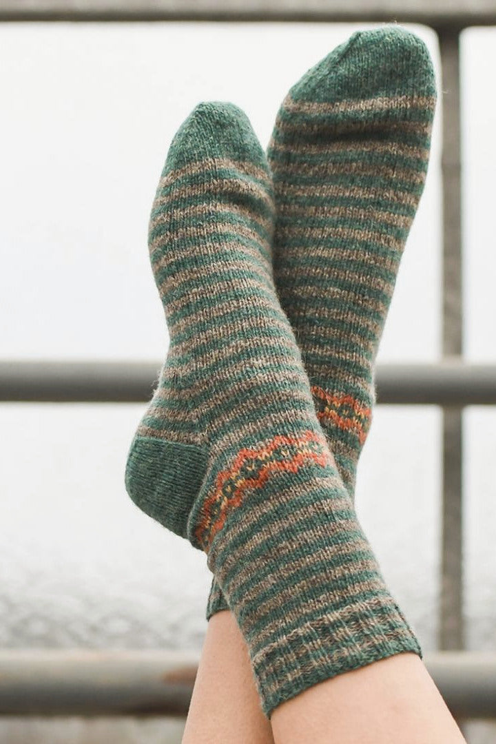 Socken Smilla, Detail