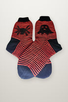 Socken Spider & Ghost - Halloween - Spinne & Geist, Strickmodell in einer weiteren Ansicht
