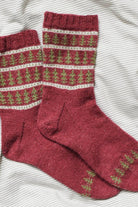 Socken Tannenparade, Strickmodell in einer weiteren Ansicht