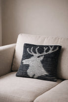 Strickset Kissen King Of Wild: Strickanleitung und Wolle Kremke The Merry Merino 140, Schattenstrick-Kissen