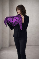 Strickset Nickituch Velvet Wings: Strickanleitung und Wolle Kremke The Merry Merino 140 und Cowgirlblues Merino DK Solids, Schattenstrick-Nickituch