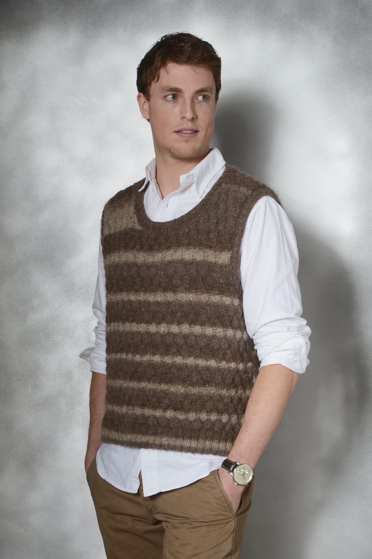 Pullunder Guido, Strickmodell in einer weiteren Ansicht 2