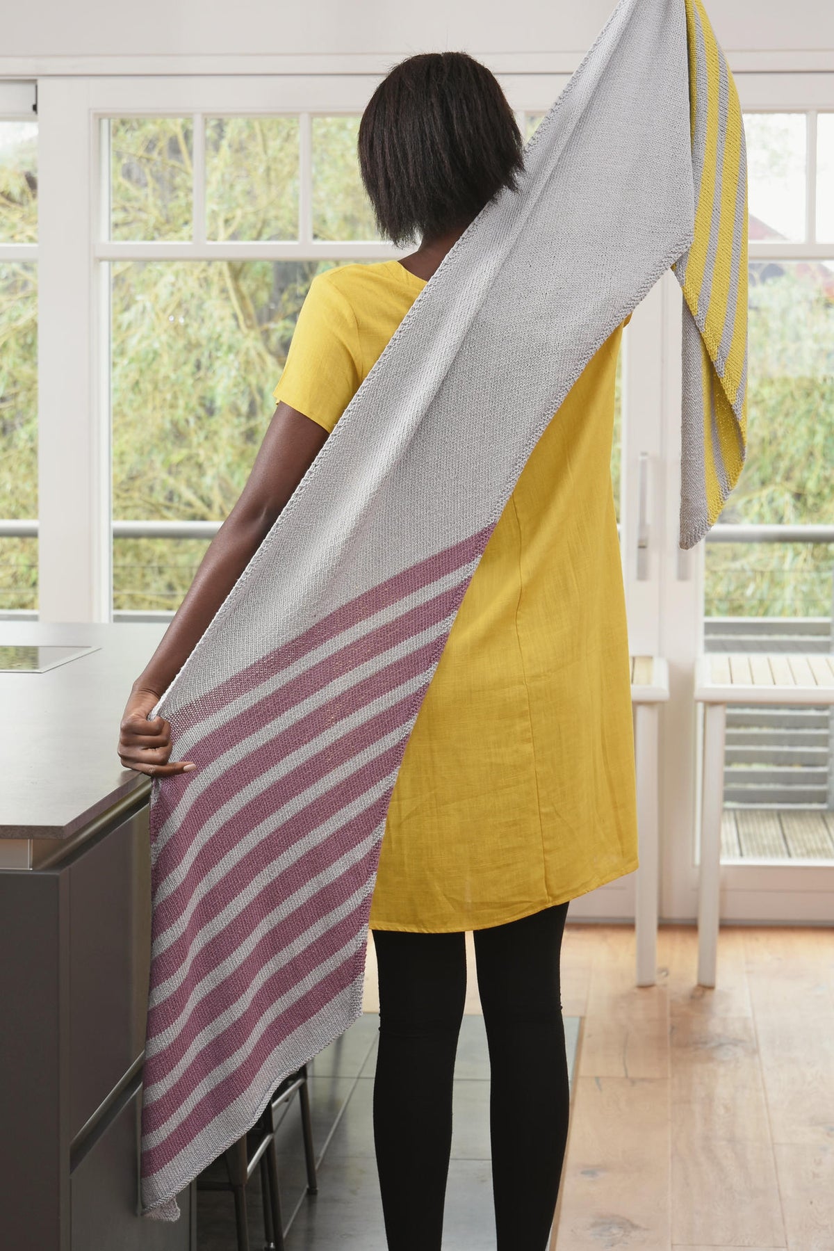 Tuch Lynn, Strickmodell in einer weiteren Ansicht