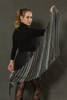Tuch Steinbock, Strickmodell in einer weiteren Ansicht
