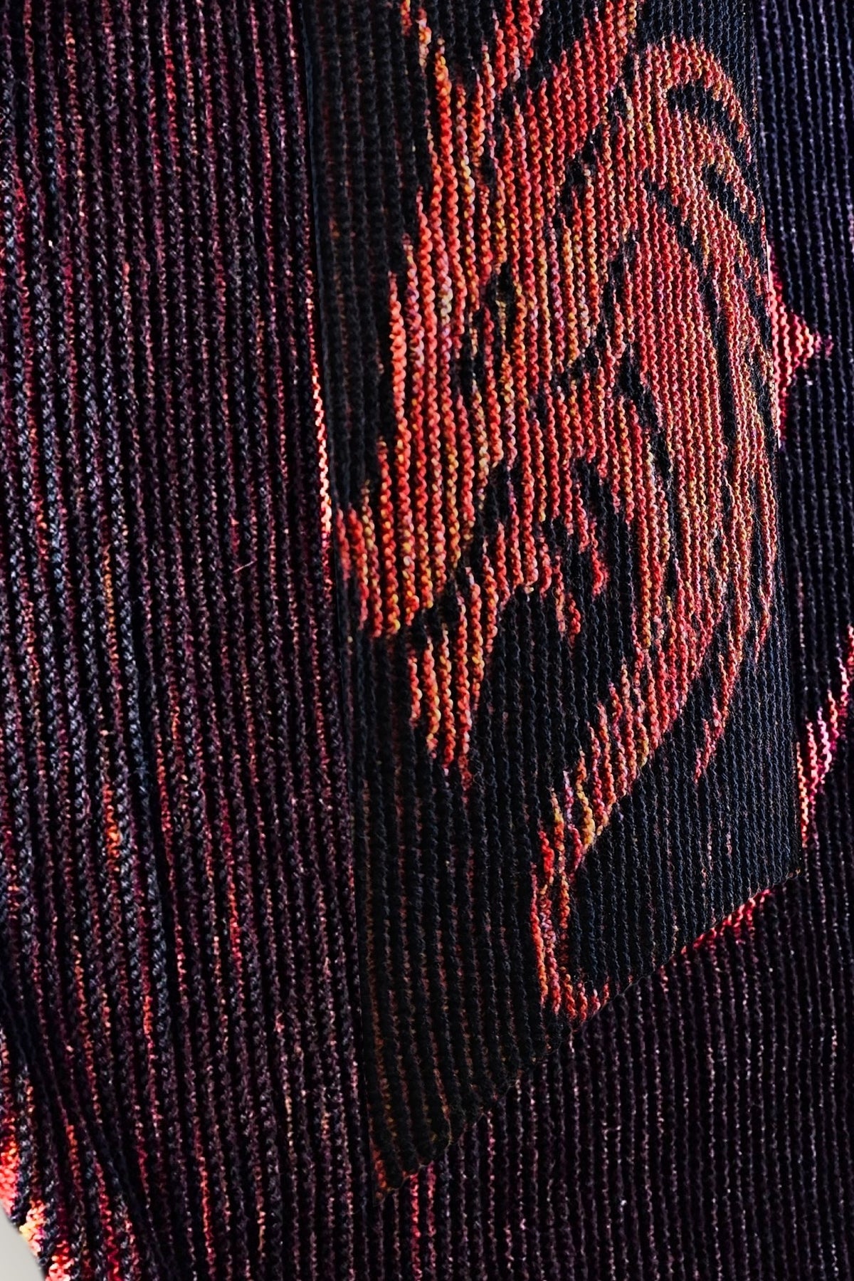 Weste Buried Fire- Drache, Detail