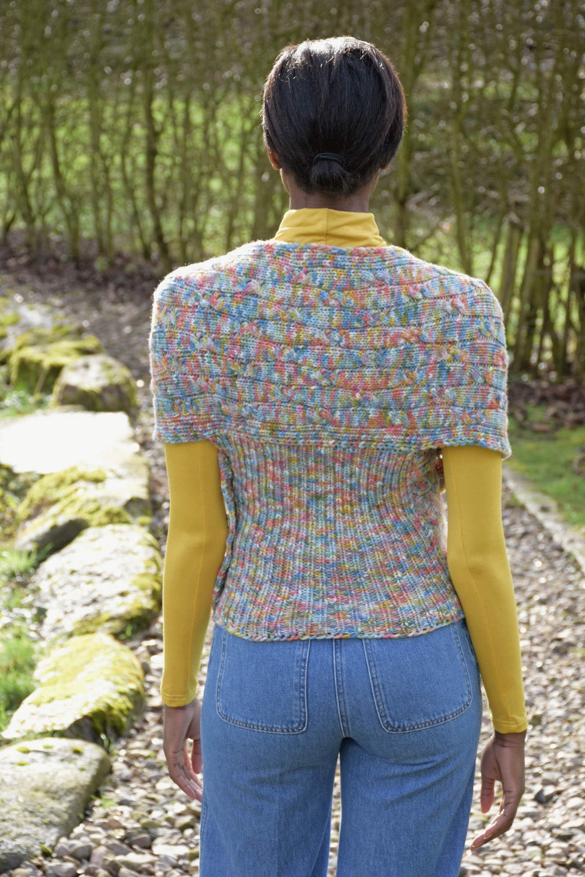 Weste Taira, Strickmodell in einer weiteren Ansicht